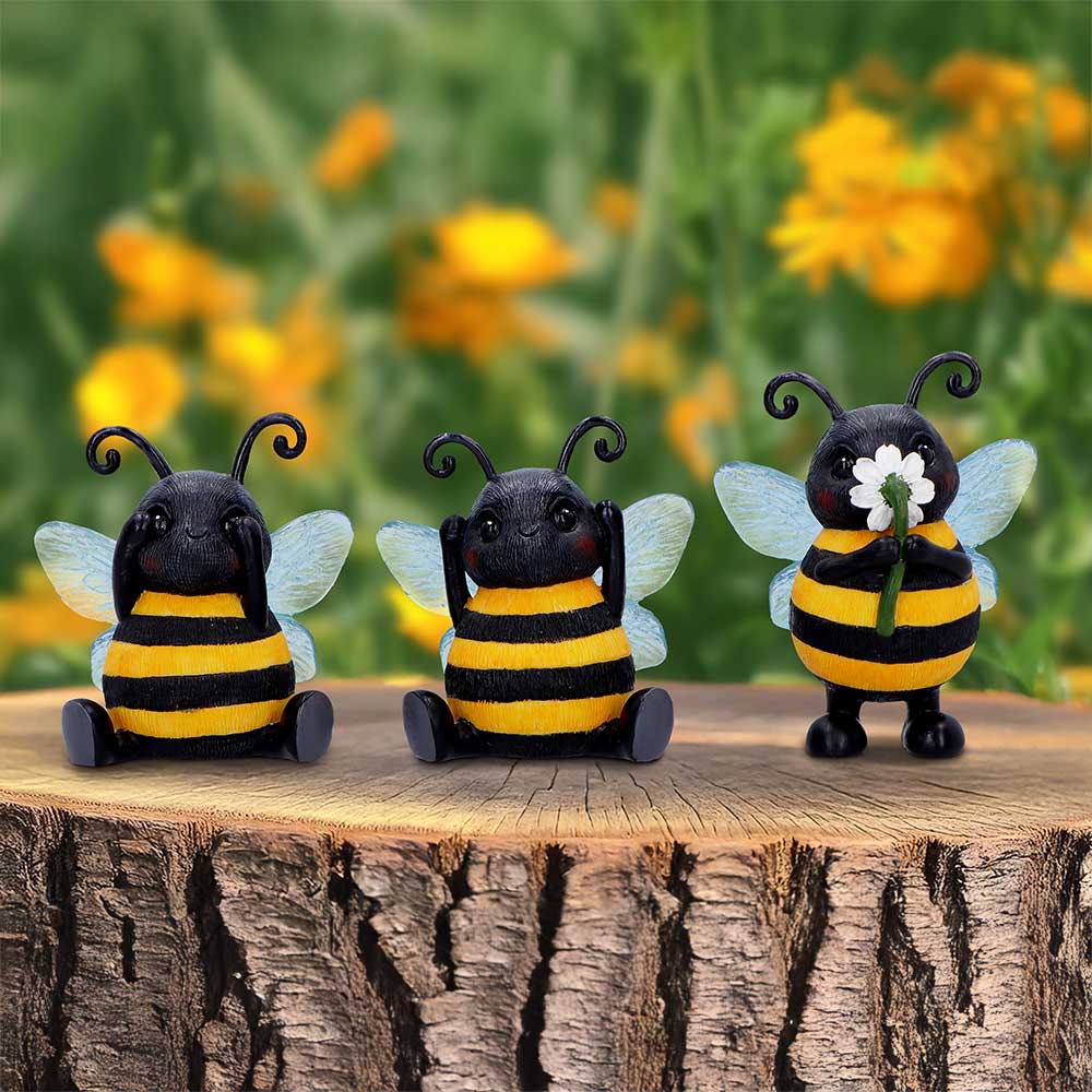 Three Wise Bees 9.5cm