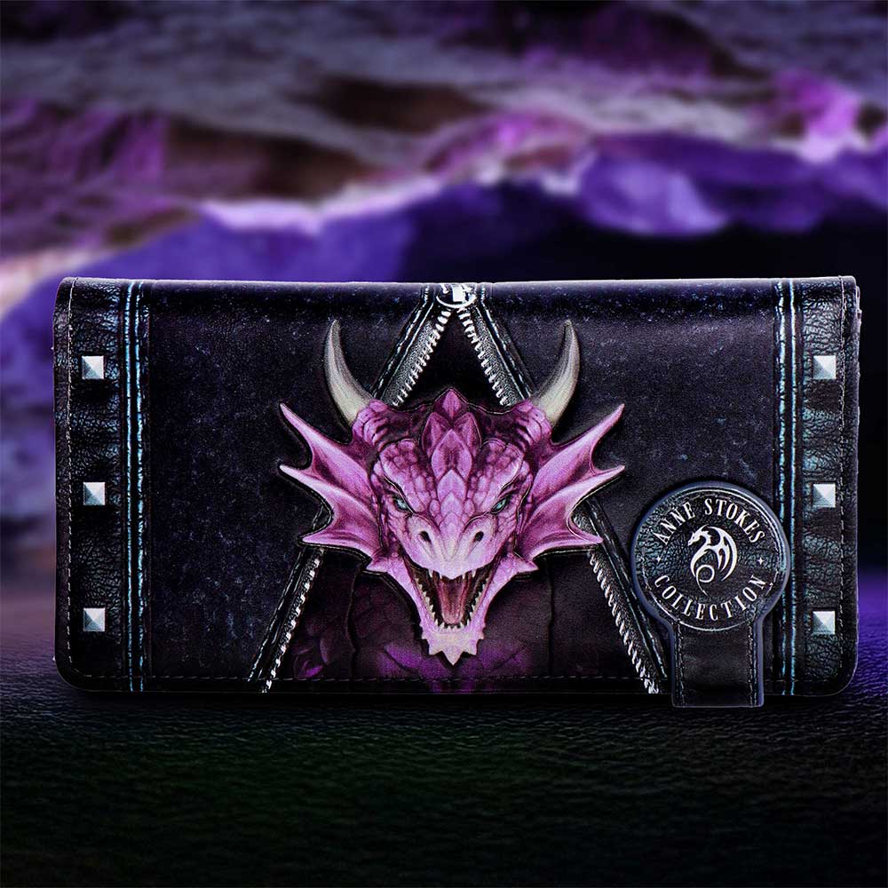 Unzipped Dragon Embossed Purse (AS)