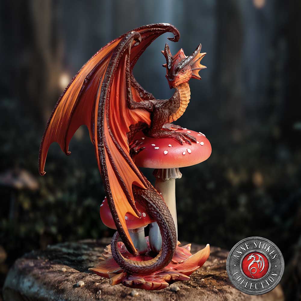 Anne Stokes Mushroom Dragon 22.7cm