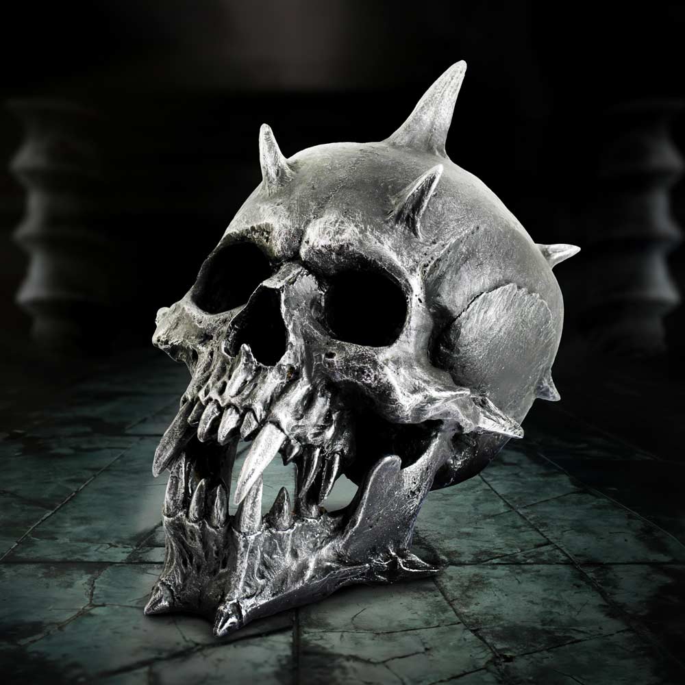Iron Fang Iron Fang Spike Skull Figurine