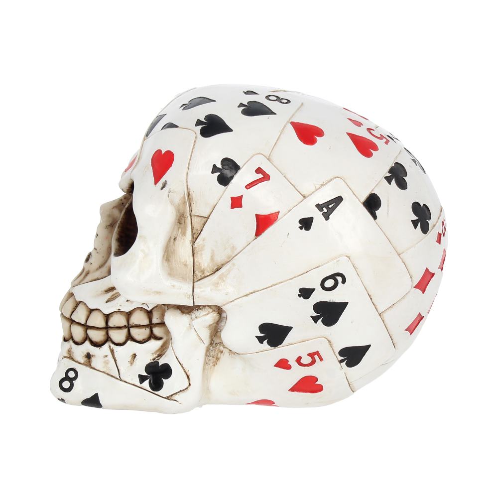 Dead Mans Hand Skull 15cm