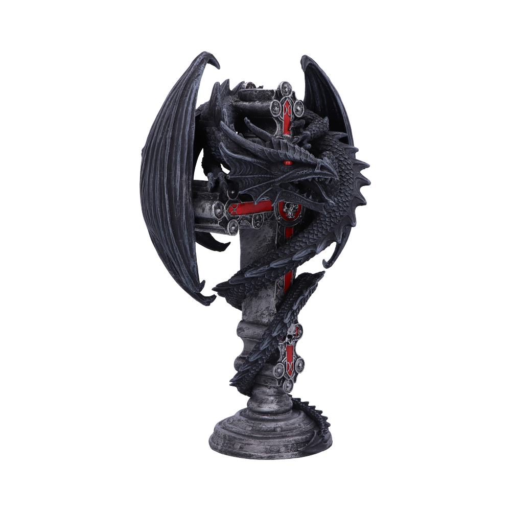 Gothic Guardian Candle Holder (AS) 26.5cm