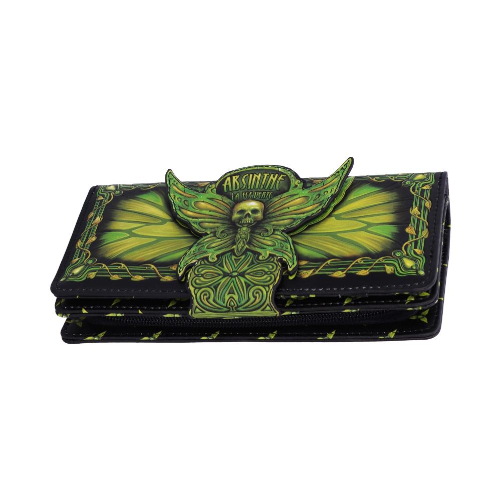 Absinthe - La Fee Verte Embossed Purse 18.5cm