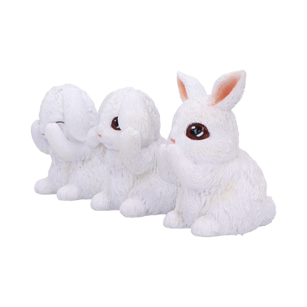 Three Wise Bunnies 9cm