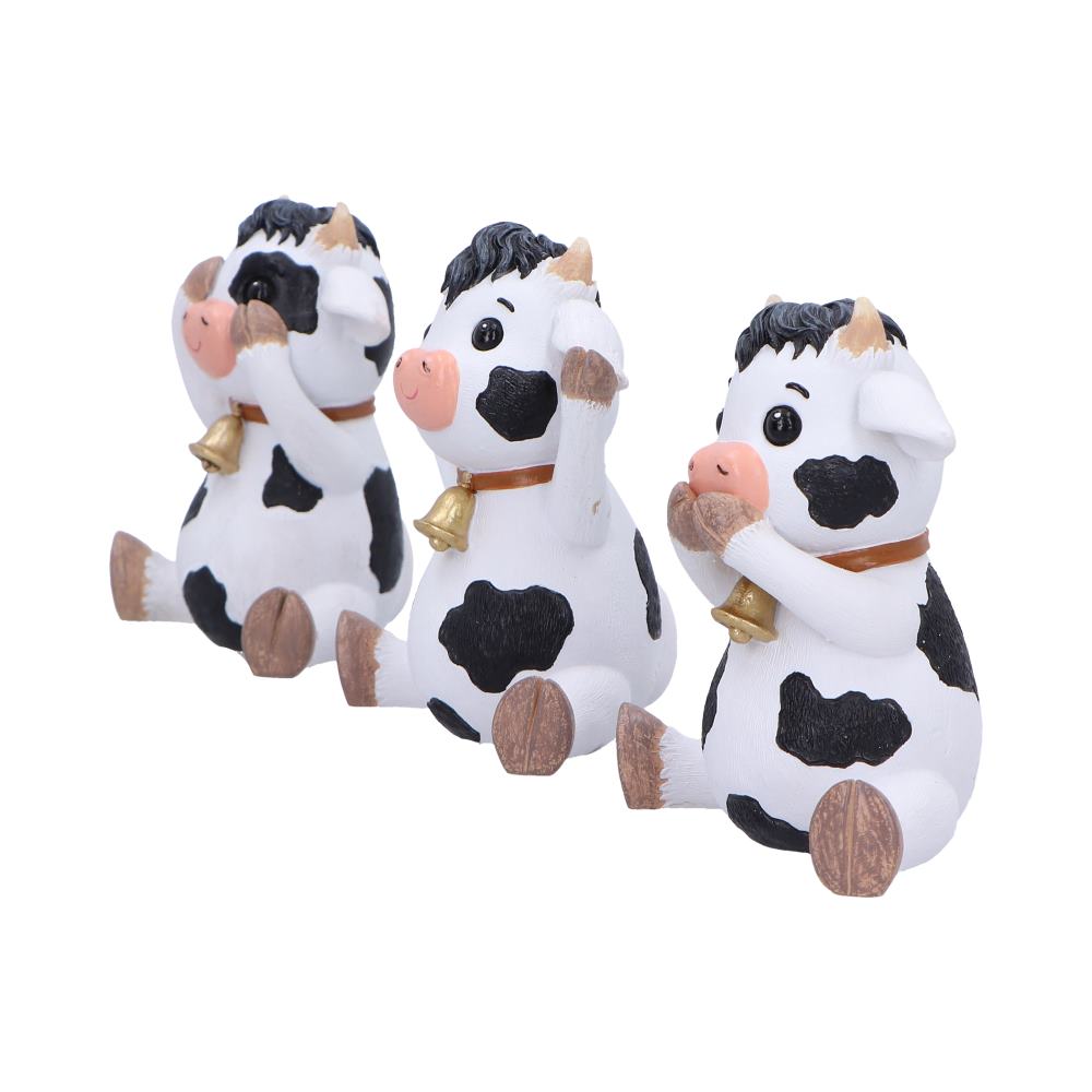 Three Wise Cows 9cm