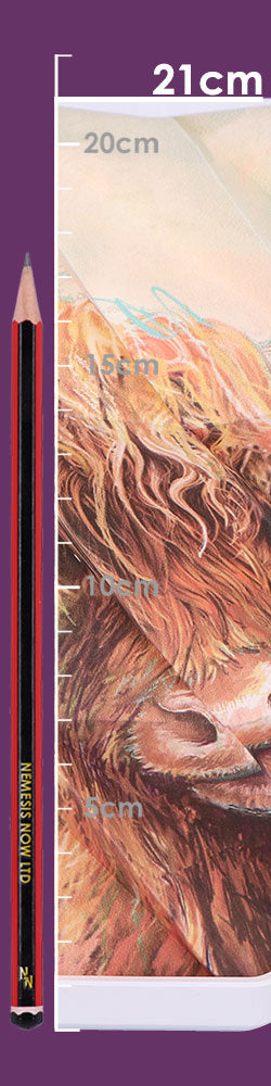 Highland Cow Foldable Lamp 21cm