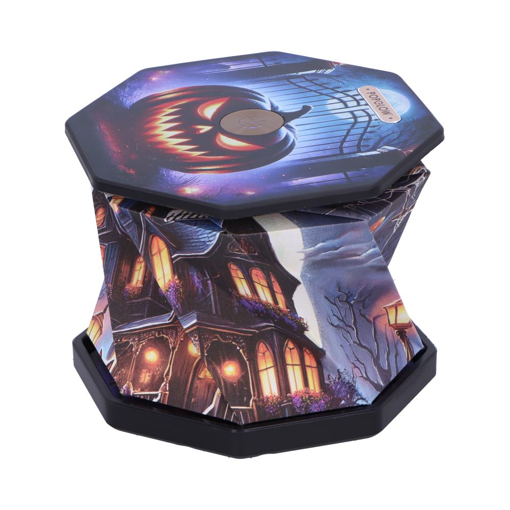 Pumpkin Manor Halloween Foldable LED Lamp - Spooky Lighting