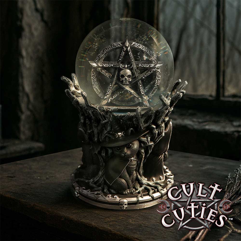 Cult Cuties Circle of Mischief Snow Globe 18cm