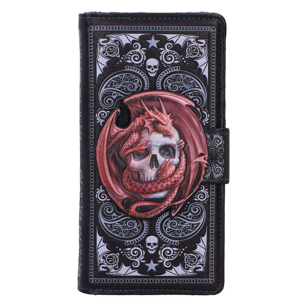 Skull Embrace Embossed Purse (AS)