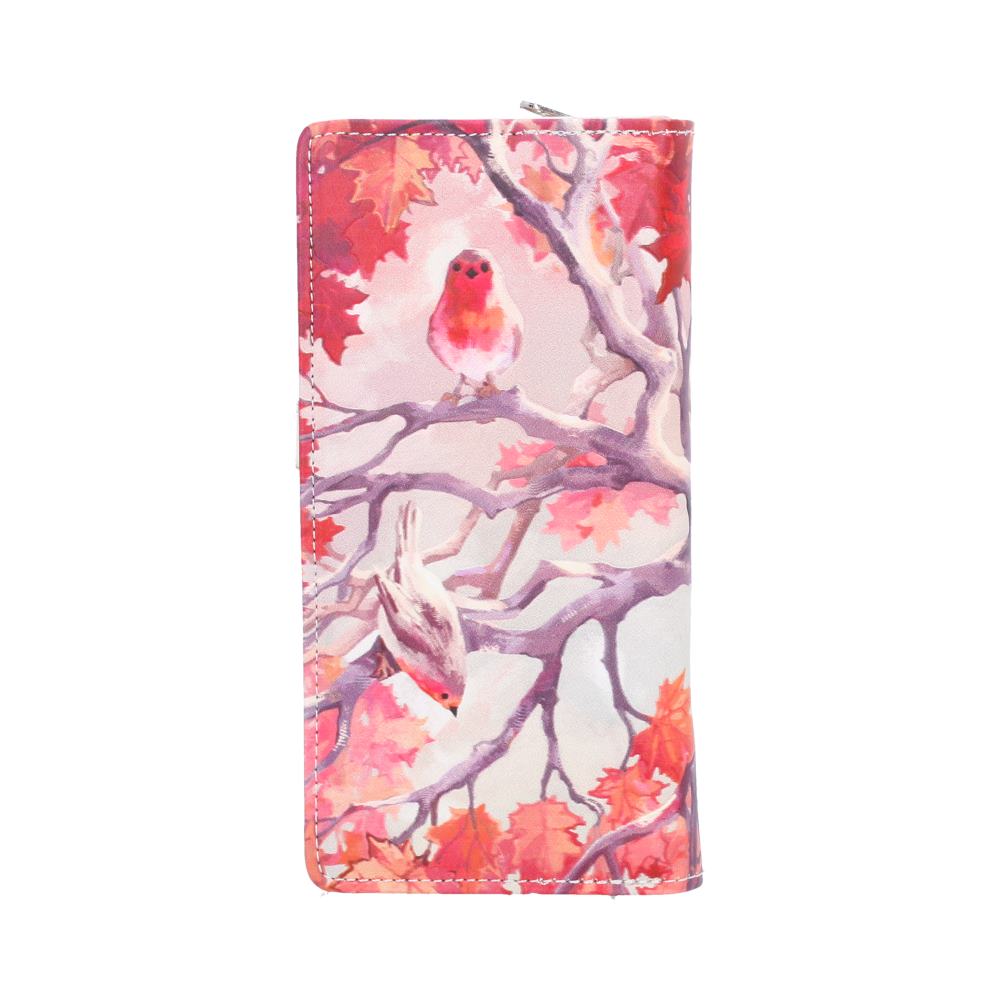 When Robins Appear Embossed Purse 18.7cm