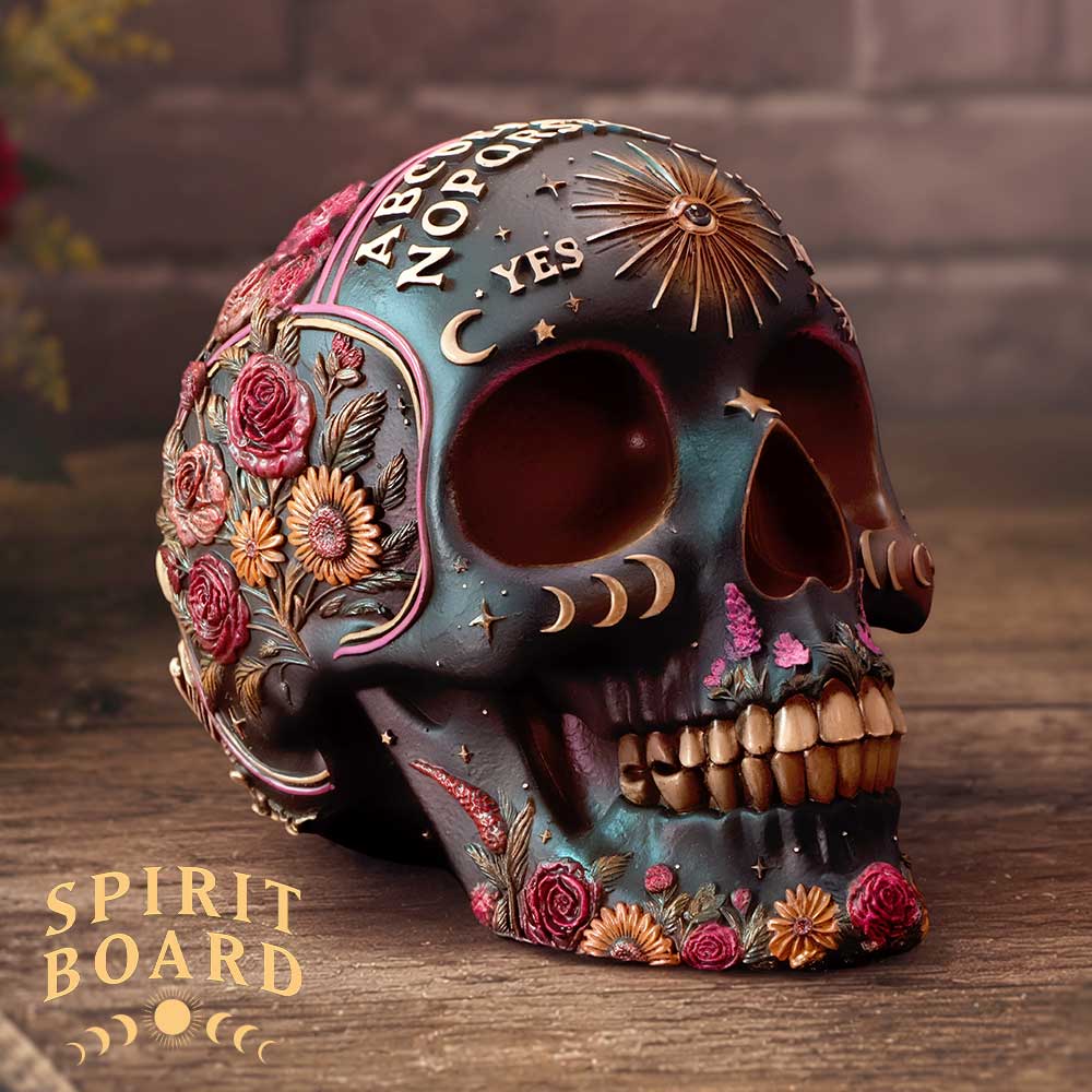 Spirit Board Bloom Skull 14.8cm