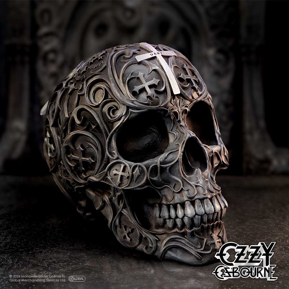 Ozzy Osbourne Prince of Darkness Skull 14.8cm