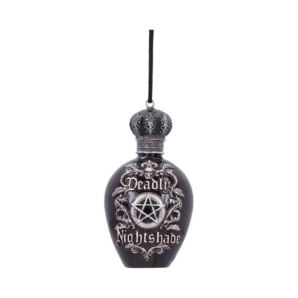 Deadly Nightshade Bottle Hanging Ornament 9.9cm