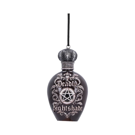 Deadly Nightshade Bottle Hanging Ornament 9.9cm
