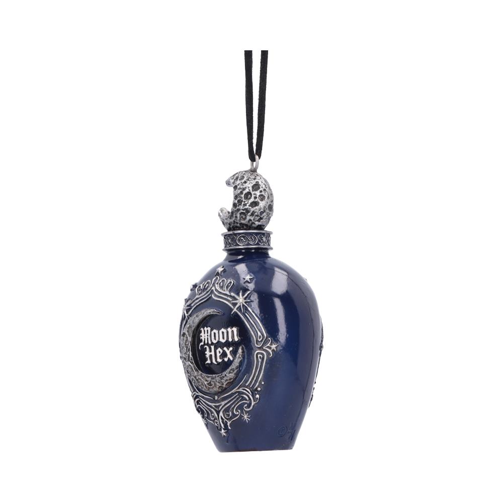 Moon Hex Bottle Hanging Ornament 9.8cm