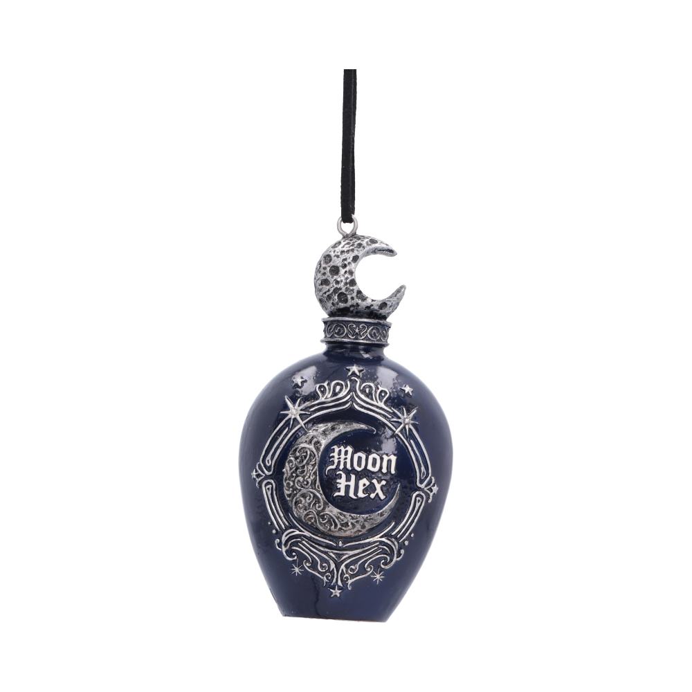 Moon Hex Bottle Hanging Ornament 9.8cm