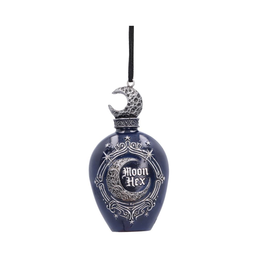Moon Hex Bottle Hanging Ornament 9.8cm