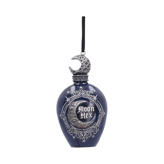 Moon Hex Bottle Hanging Ornament 9.8cm