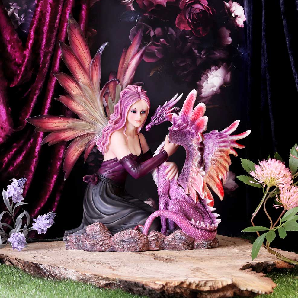 Raya 40cm Summer Fairy with Dragon Figurine 40cm