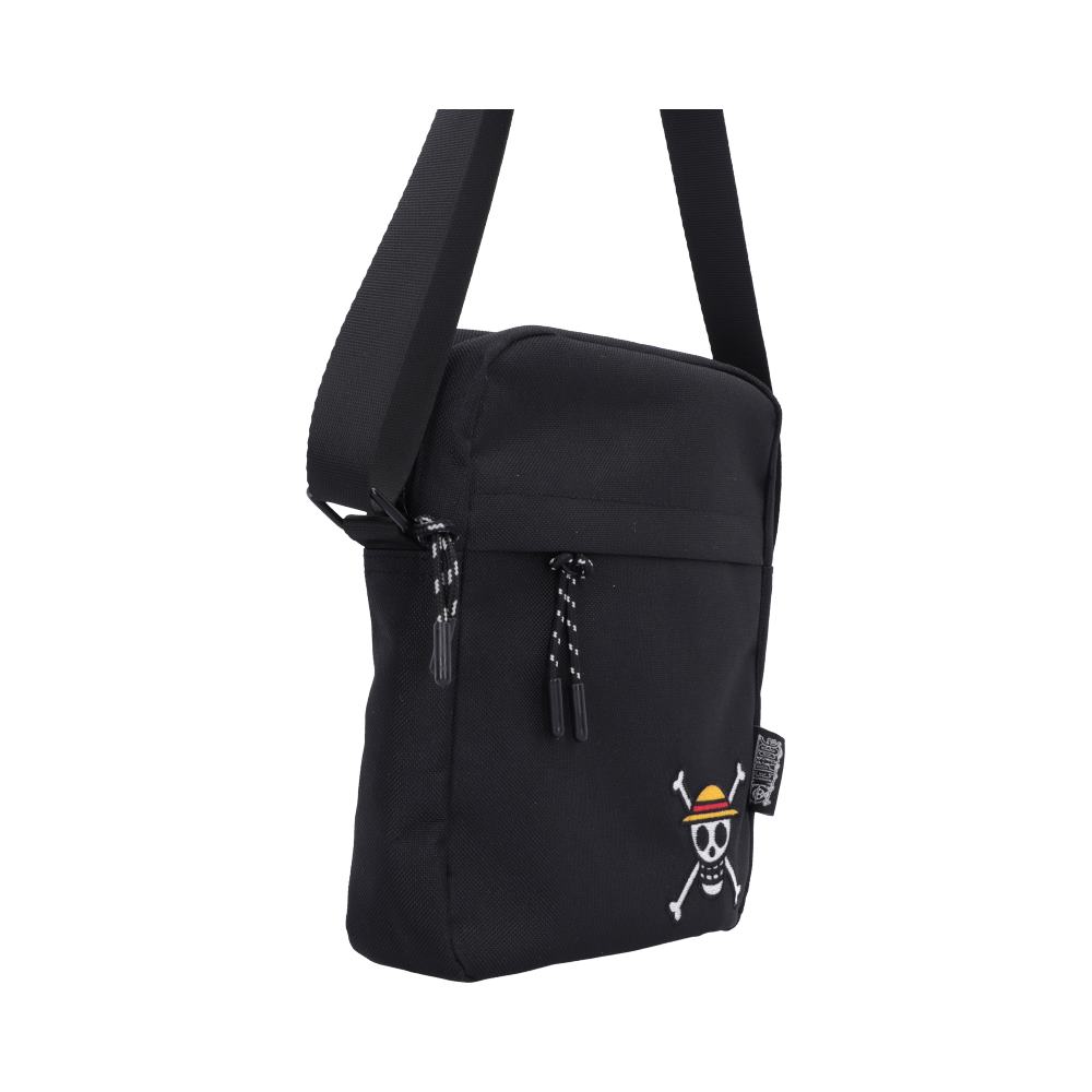 One Piece Luffy Jolly Roger Crossbody Bag (Black) 22.8cm