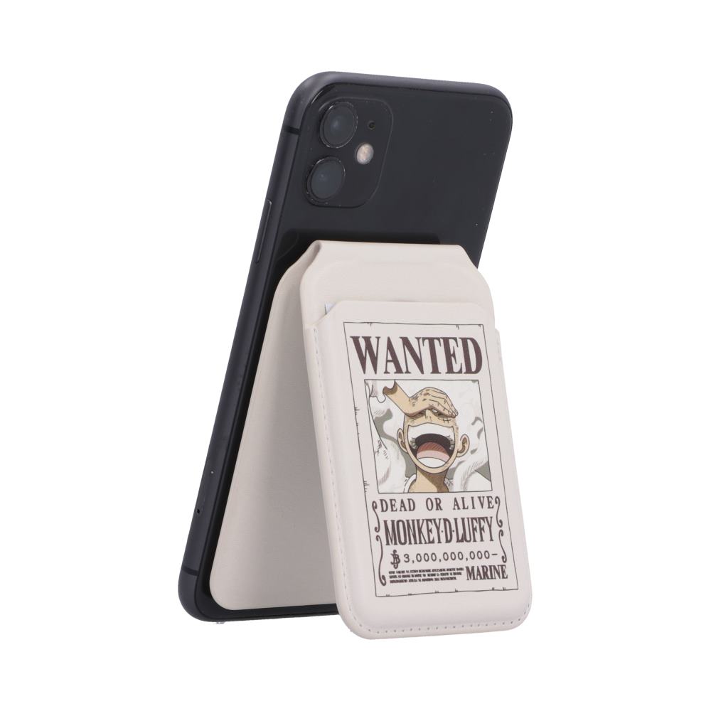 One Piece Luffy Wanted Poster Magsafe Card Holder 10.2cm