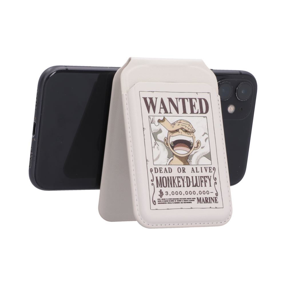 One Piece Luffy Wanted Poster Magsafe Card Holder 10.2cm