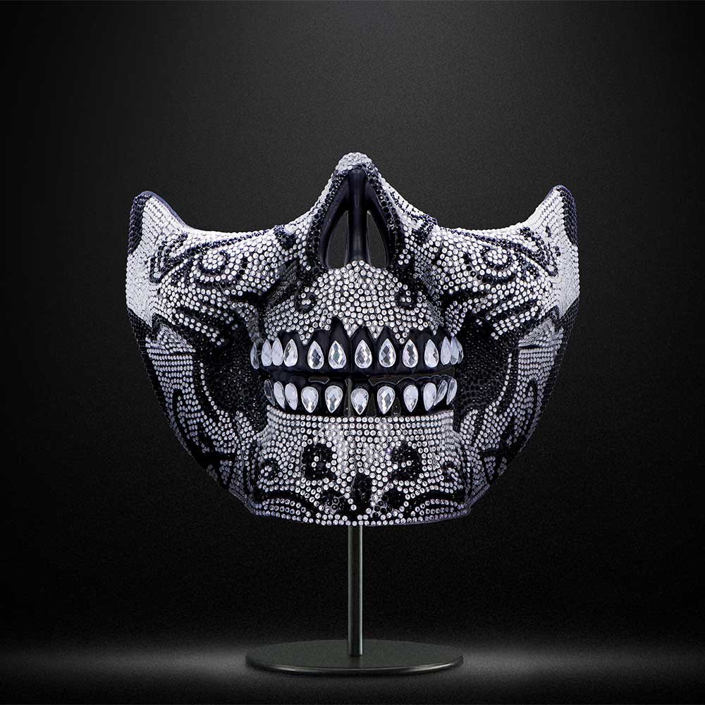 Jewelled Masquerade (Silver) 17.5cm