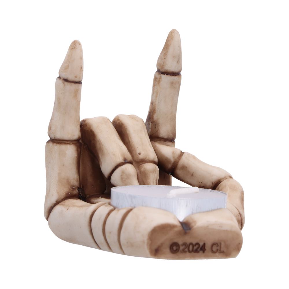 Horns Up Candle Holder 7.2cm