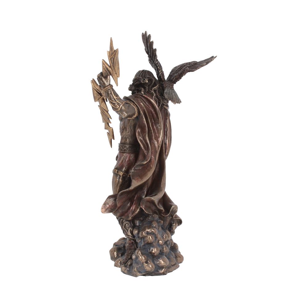 Zeus 30cm Bronzed Zeus King Of The Greek Gods 30cm