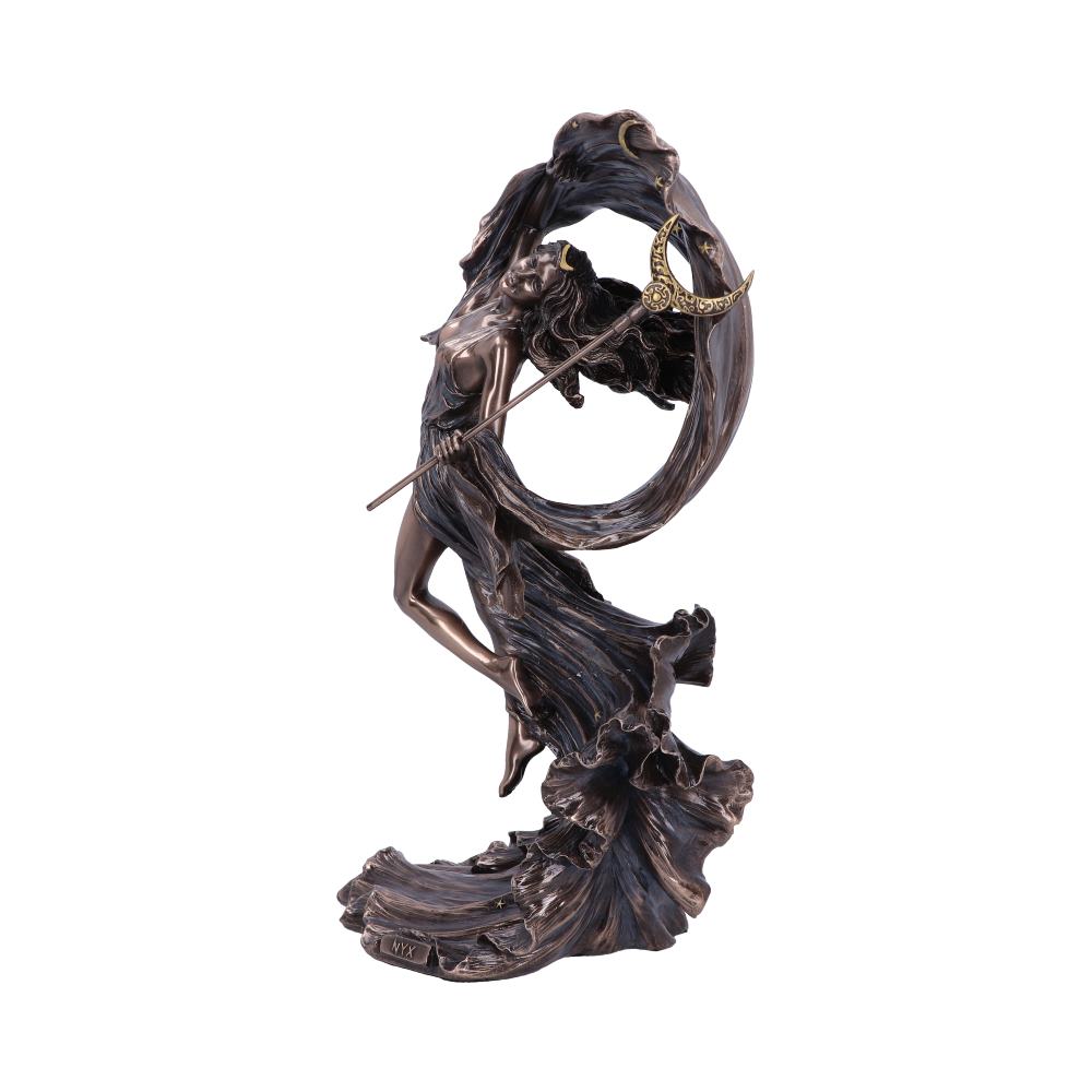 Nyx Greek Goddess Statue 27.5cm - Gothic Night Deity Figurine