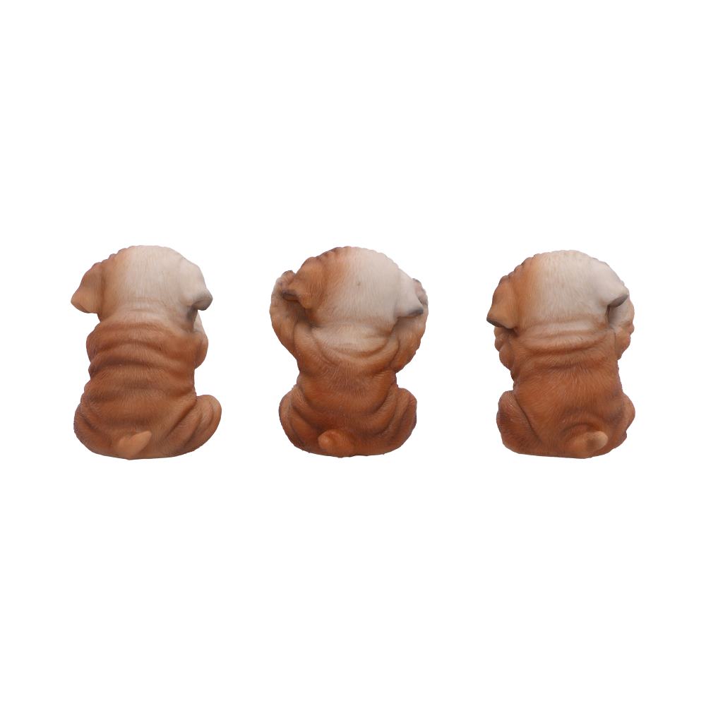 Three Wise Bulldogs 7.5cm