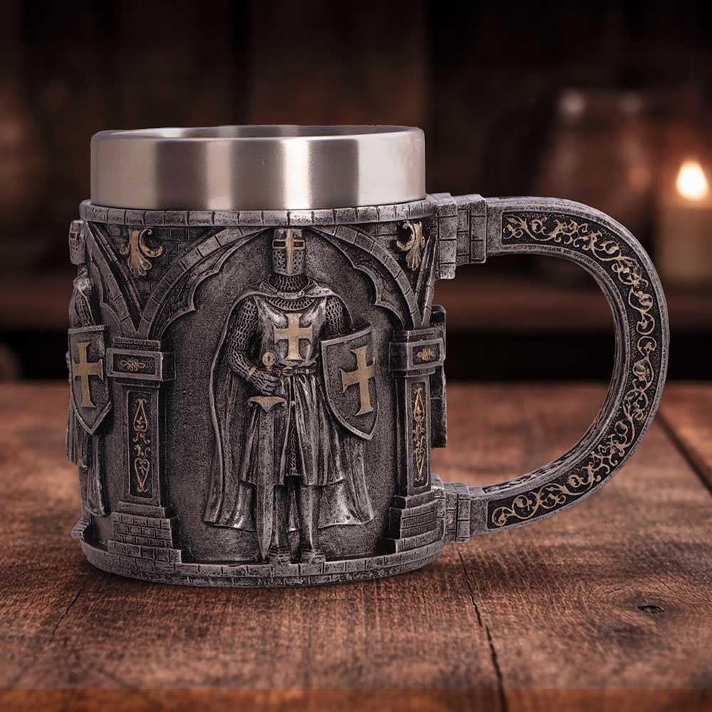 Knight in Shining Armour (Silver) Tankard (Small)