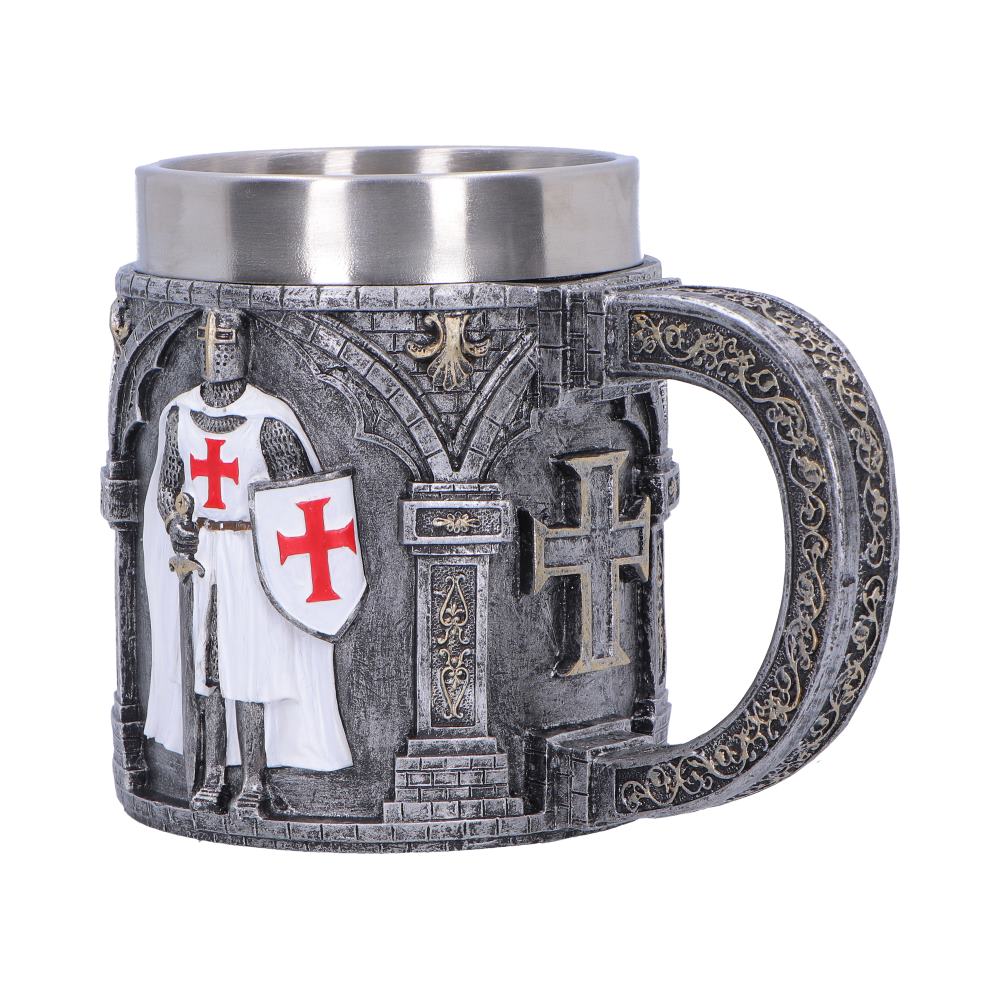 Knight in Shining Armour (White) Tankard (Small)