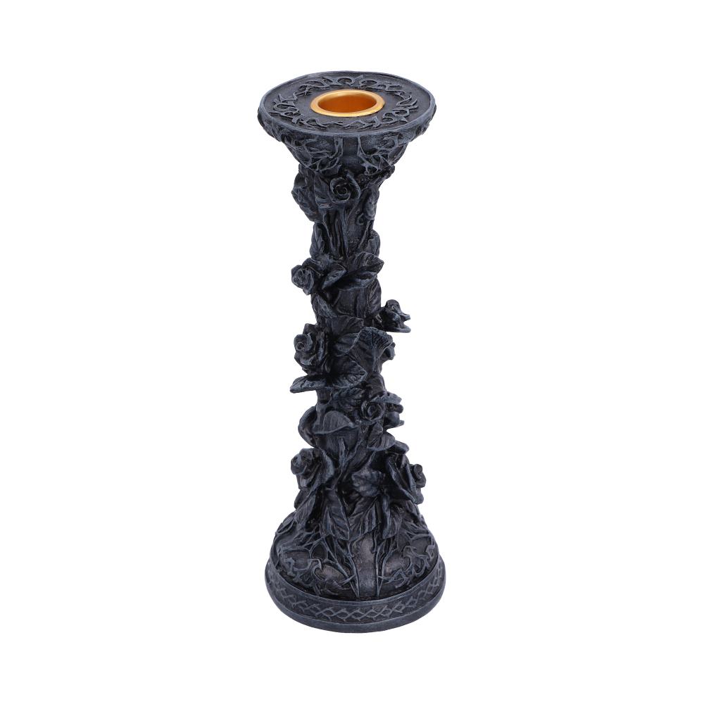 Midnight Rose Candlestick 20.4cm