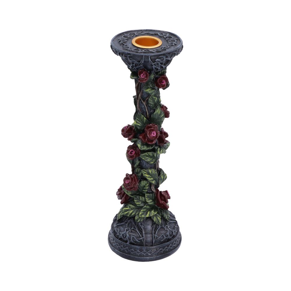 Scarlet Rose Candlestick 20.4cm