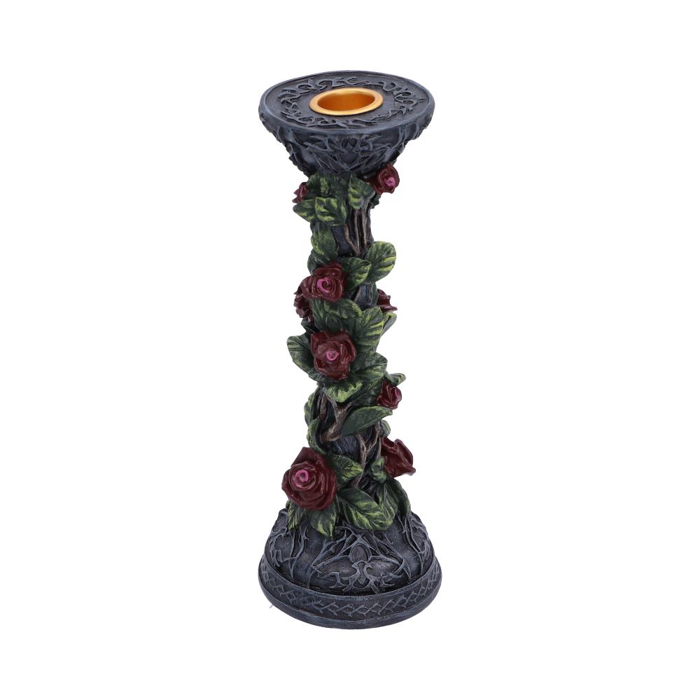 Scarlet Rose Candlestick 20.4cm