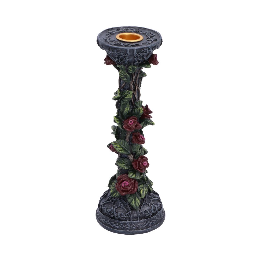 Scarlet Rose Candlestick 20.4cm