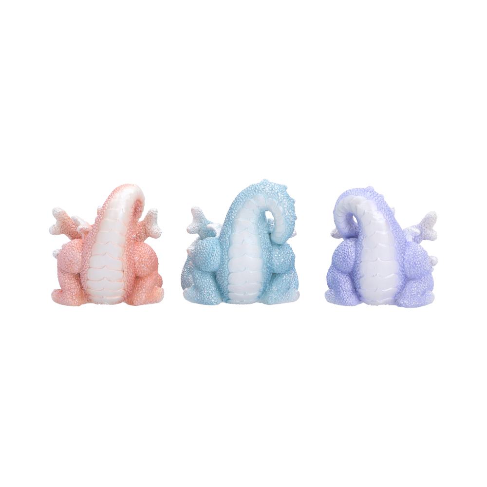 Three Wise Coralscale Dragonlings 5.8cm