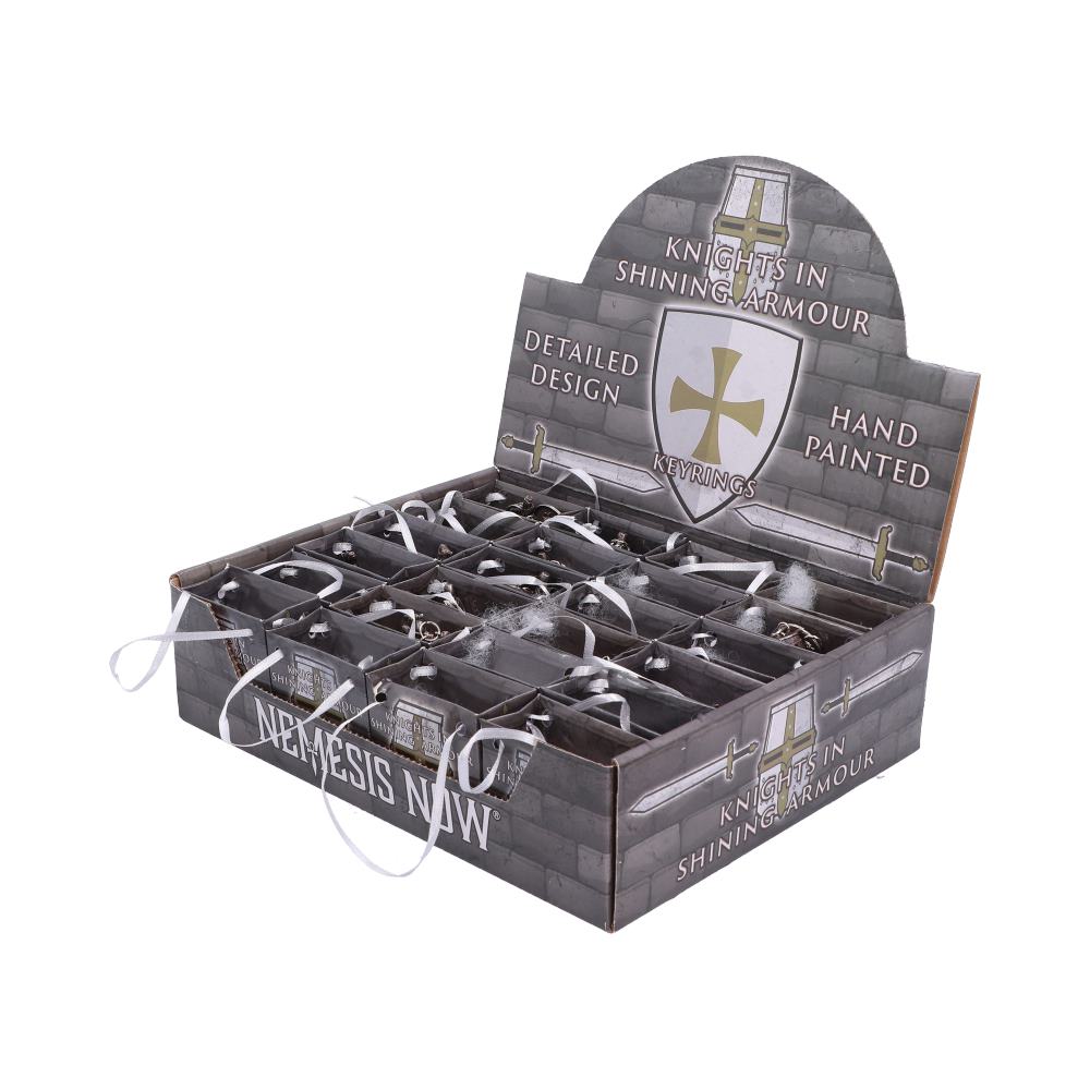 Knights in Shining Armour Keyrings (Pack of 24) 8.6cm