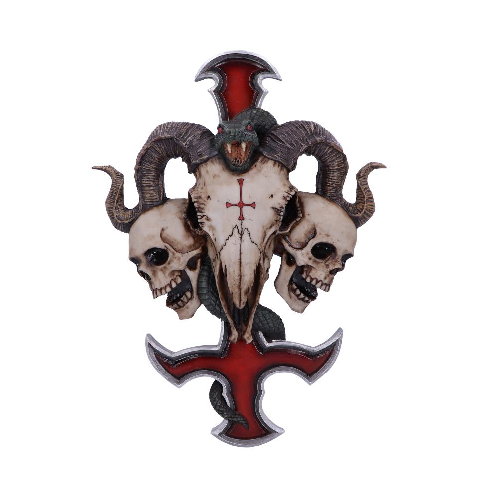 Devils Cross Wall Plaque (JR) 30.5cm