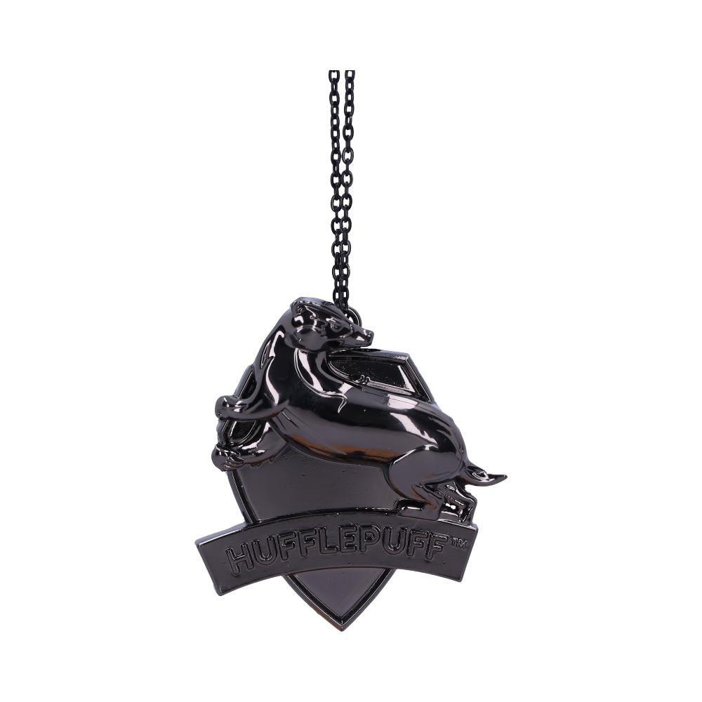 Harry Potter Hufflepuff Crest (Silver) Hanging Ornament 6cm