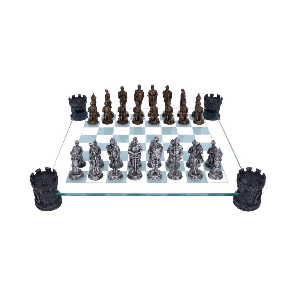 Medieval Knight Chess Set 43cm