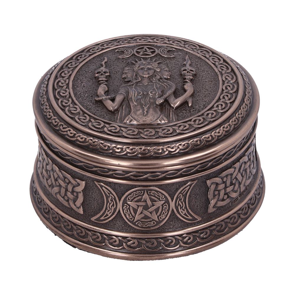 Triple Moon Goddess Box 9.5cm