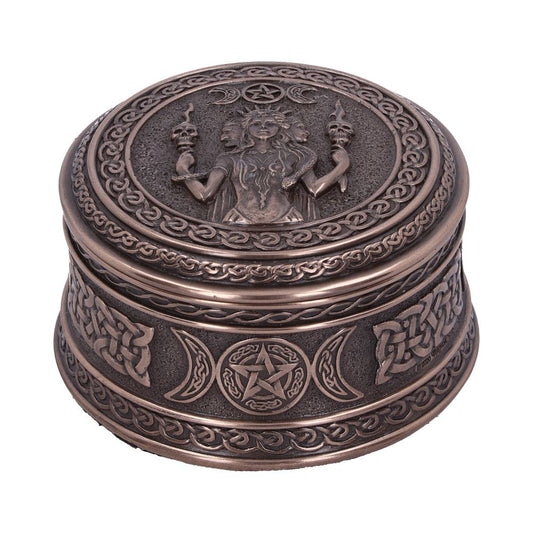 Triple Moon Goddess Box 9.5cm